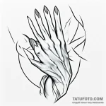 Claws — эскиз тату (№1749726322_0, 12.06.2025 11:05) — Tatufoto.com