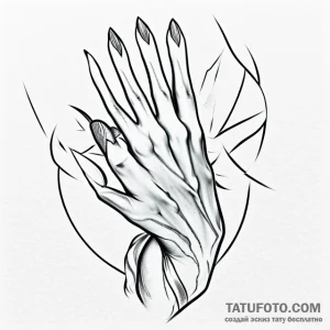 Claws - эскиз тату (№1749726322_0, 12.06.2025 11:05) — Tatufoto.com