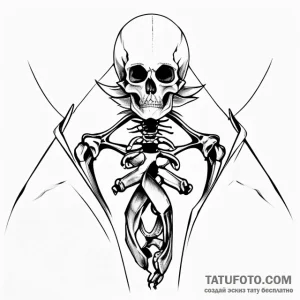 Bones - эскиз тату (№1749726685_0, 12.06.2025 11:11) — Tatufoto.com