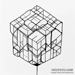 Cubes — эскиз тату (№1749727415_0, 12.06.2025 11:23) — Tatufoto.com