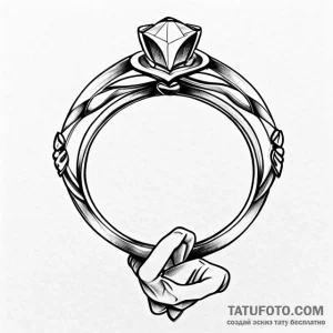 Ring - эскиз тату (№1749731063_0, 12.06.2025 12:24) — Tatufoto.com