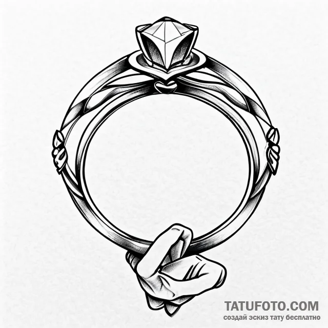 Ring — эскиз тату (№1749731063_0, 12.06.2025 12:24) — Tatufoto.com