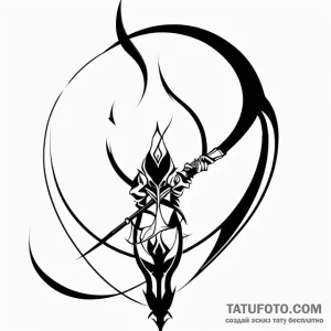 Scythe - эскиз тату (№1749733978_0, 12.06.2025 13:12) — Tatufoto.com