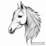 Horse — эскиз тату (№1749736533_0, 12.06.2025 13:55) — Tatufoto.com