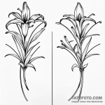 Lily — эскиз тату (№1749736897_0, 12.06.2025 14:01) — Tatufoto.com