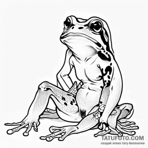 Frog - эскиз тату (№1749738355_0, 12.06.2025 14:25) — Tatufoto.com
