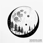 Moon — эскиз тату (№1749739086_0, 12.06.2025 14:38) — Tatufoto.com