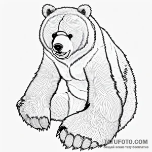 Bear's paw - эскиз тату (№1749739815_0, 12.06.2025 14:50) — Tatufoto.com