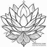 Lotus — эскиз тату (№1749740180_0, 12.06.2025 14:56) — Tatufoto.com
