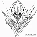 Blade — эскиз тату (№1749742004_0, 12.06.2025 15:26) — Tatufoto.com