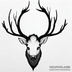 Elk — эскиз тату (№1749743098_0, 12.06.2025 15:44) — Tatufoto.com