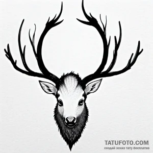 Elk - эскиз тату (№1749743098_0, 12.06.2025 15:44) — Tatufoto.com