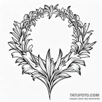 Lilies of the valley — эскиз тату (№1749743460_0, 12.06.2025 15:51) — Tatufoto.com