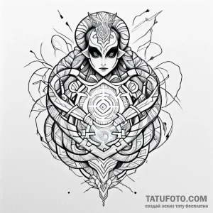 Labyrinth - эскиз тату (№1749744916_0, 12.06.2025 16:15) — Tatufoto.com