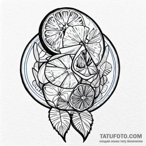 Lime - эскиз тату (№1749747470_0, 12.06.2025 16:57) — Tatufoto.com