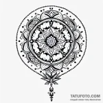 Mandala — эскиз тату (№1749748200_0, 12.06.2025 17:10) — Tatufoto.com