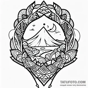 Maori (pattern) - эскиз тату (№1749751039_0, 12.06.2025 17:57) — Tatufoto.com