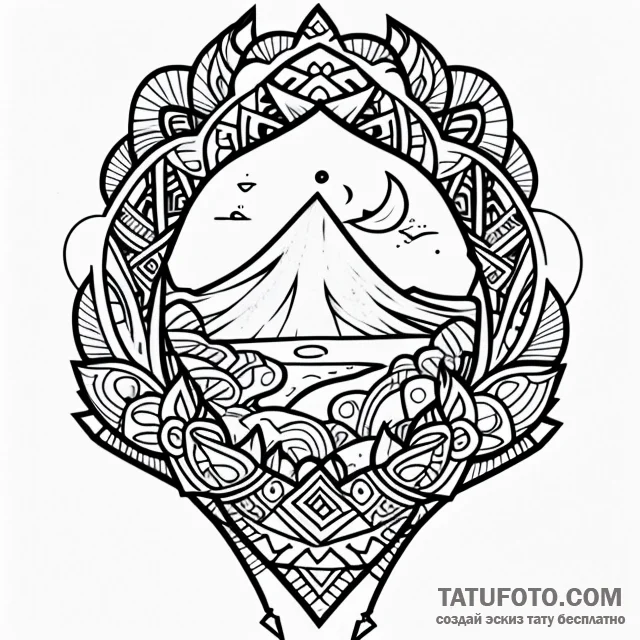Maori (pattern) - эскиз тату (№1749751039_0, 12.06.2025 17:57) — Tatufoto.com