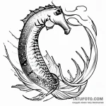 Seahorse — эскиз тату (№1749751959_0, 12.06.2025 18:12) — Tatufoto.com