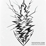 Lightning — эскиз тату (№1749752688_0, 12.06.2025 18:24) — Tatufoto.com