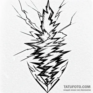 Lightning - эскиз тату (№1749752688_0, 12.06.2025 18:24) — Tatufoto.com