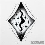 Milky way — эскиз тату (№1749755796_0, 12.06.2025 19:16) — Tatufoto.com