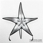 Starfish — эскиз тату (№1749757258_0, 12.06.2025 19:40) — Tatufoto.com