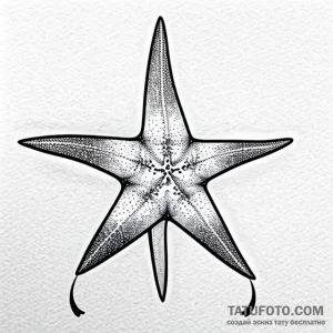 Starfish - эскиз тату (№1749757258_0, 12.06.2025 19:40) — Tatufoto.com