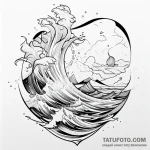 Sea — эскиз тату (№1749760181_0, 12.06.2025 20:29) — Tatufoto.com