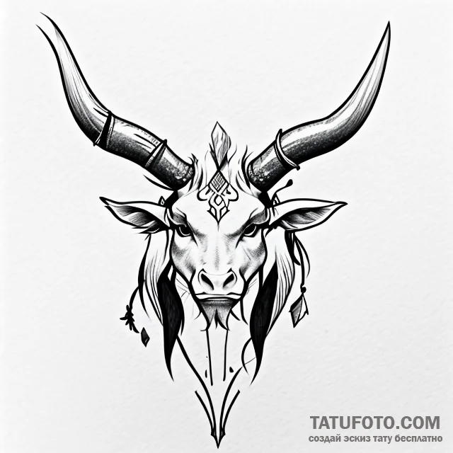 Minotaur - эскиз тату (№1749760912_0, 12.06.2025 20:41) — Tatufoto.com