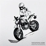 Motorcycle — эскиз тату (№1749762463_0, 12.06.2025 21:07) — Tatufoto.com