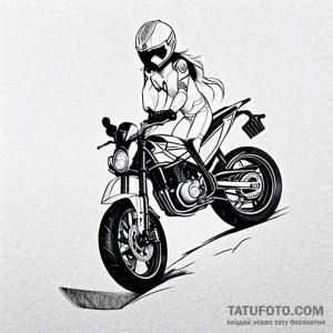 Motorcycle - эскиз тату (№1749762463_0, 12.06.2025 21:07) — Tatufoto.com