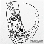 Nefertiti — эскиз тату (№1749764021_0, 12.06.2025 21:33) — Tatufoto.com