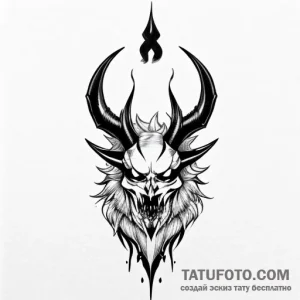 Devil - эскиз тату (№1749766272_0, 12.06.2025 22:11) — Tatufoto.com