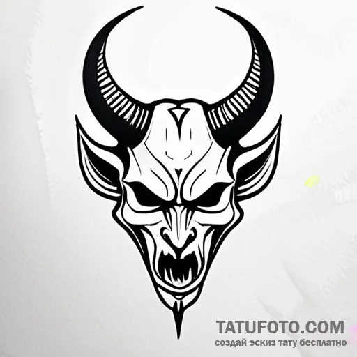 Devil - эскиз тату (№1749768441_0, 12.06.2025 22:47) — Tatufoto.com