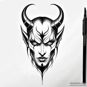 Devil - эскиз тату (№1749768555_0, 12.06.2025 22:49) — Tatufoto.com