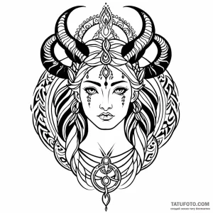 Mythology, folklore & fantasy - эскиз тату (№1749769139_0, 12.06.2025 22:58) — Tatufoto.com