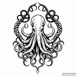 Kraken - эскиз тату (№1749770283_0, 12.06.2025 23:18) — Tatufoto.com