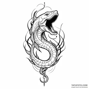Leviathan - эскиз тату (№1749770352_0, 12.06.2025 23:19) — Tatufoto.com