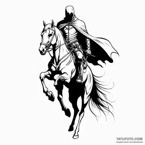 Headless horseman - эскиз тату (№1749771076_0, 12.06.2025 23:31) — Tatufoto.com