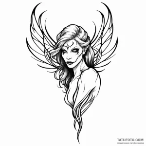 Banshee - эскиз тату (№1749771210_0, 12.06.2025 23:33) — Tatufoto.com
