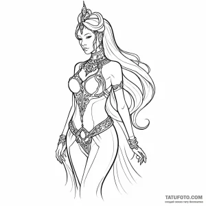 Dullahan - эскиз тату (№1749771279_0, 12.06.2025 23:34) — Tatufoto.com