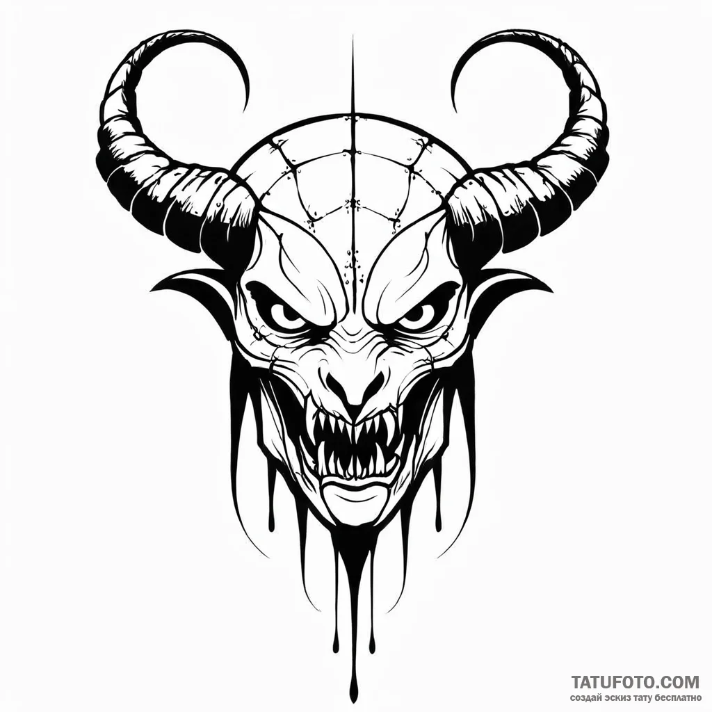 Grendel — эскиз тату (№1749771482_0, 12.06.2025 23:38) — Tatufoto.com