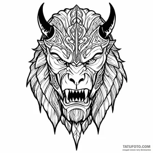 Beowulf - эскиз тату (№1749771554_0, 12.06.2025 23:39) — Tatufoto.com