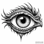 Dragon’s eye (closeup) — эскиз тату (№1749772801_0, 13.06.2025 00:00) — Tatufoto.com