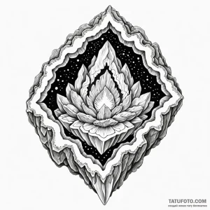 Geode - эскиз тату (№1749775890_0, 13.06.2025 00:51) — Tatufoto.com