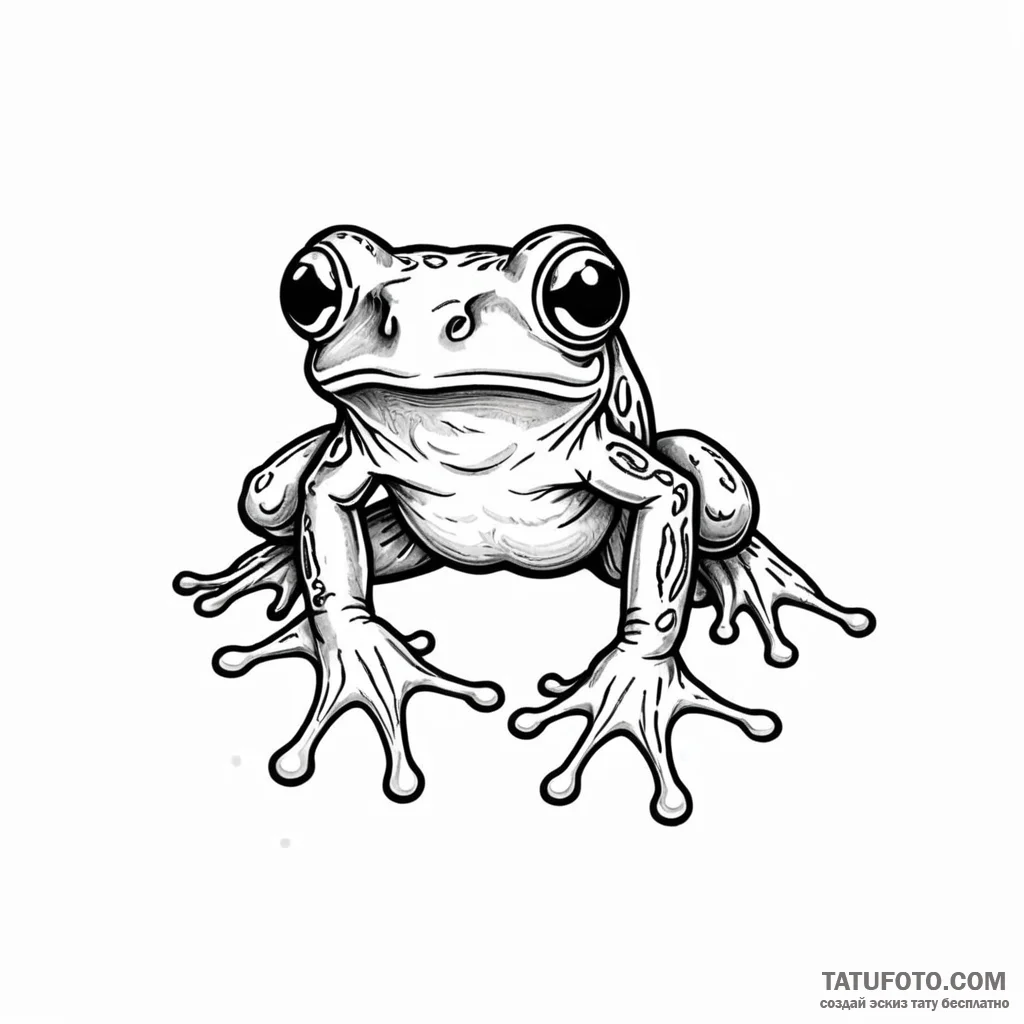 Glass frog — эскиз тату (№1749776499_0, 13.06.2025 01:01) — Tatufoto.com