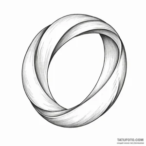 Mobius strip - эскиз тату (№1749776564_0, 13.06.2025 01:02) — Tatufoto.com