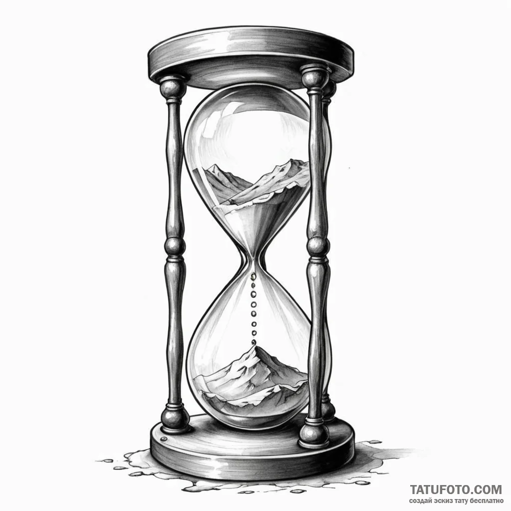 Hourglass (is in the original list, but can b… — эскиз тату (№1749777855_0, 13.06.2025 01:24) — Tatufoto.com