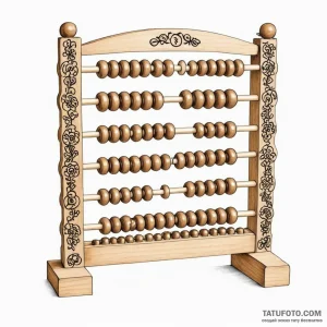 Abacus - эскиз тату (№1749779587_0, 13.06.2025 01:53) — Tatufoto.com
